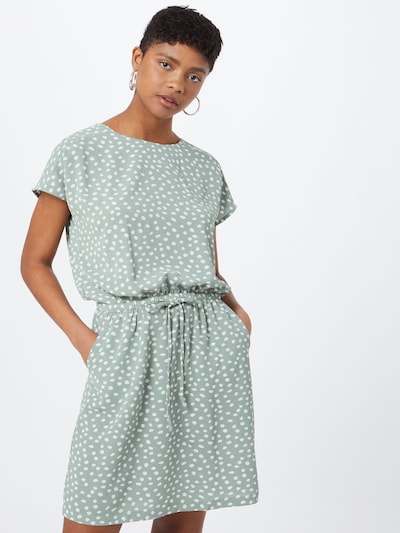 ONLY Robe en menthe / blanc, Vue avec modèle