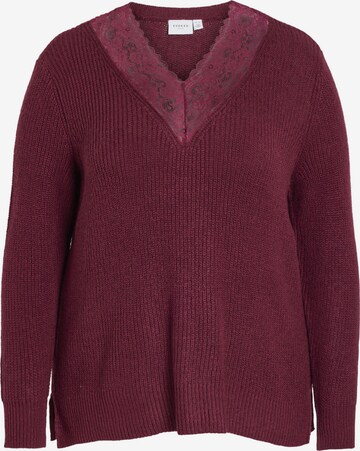 Pull-over EVOKED en violet : devant