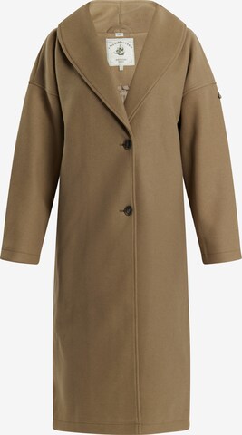 DreiMaster Vintage Between-Seasons Coat in Beige: front