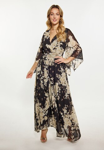 Robe faina en noir : devant