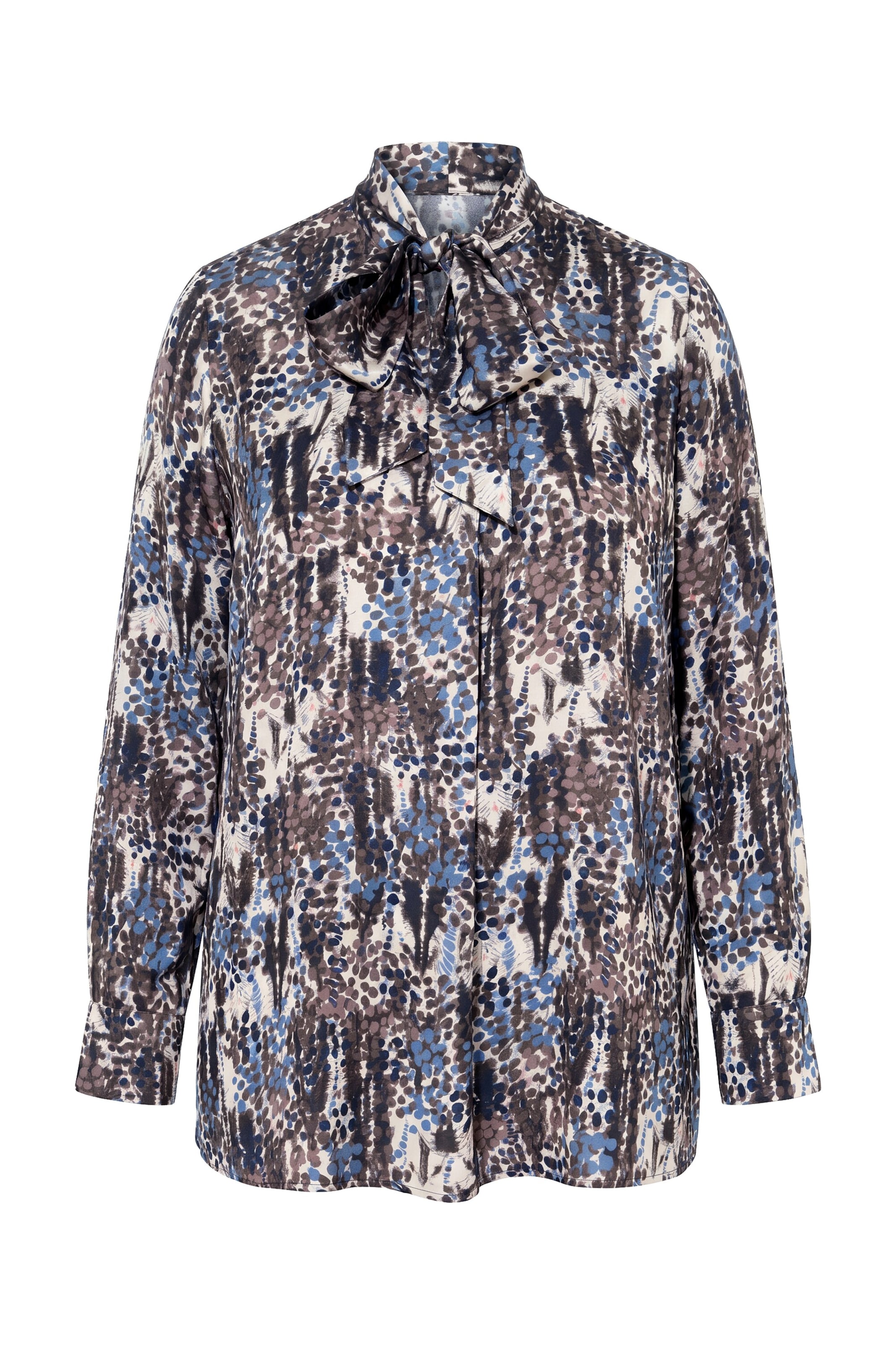 Ulla Popken Blouse in Gemengde kleuren: voorkant