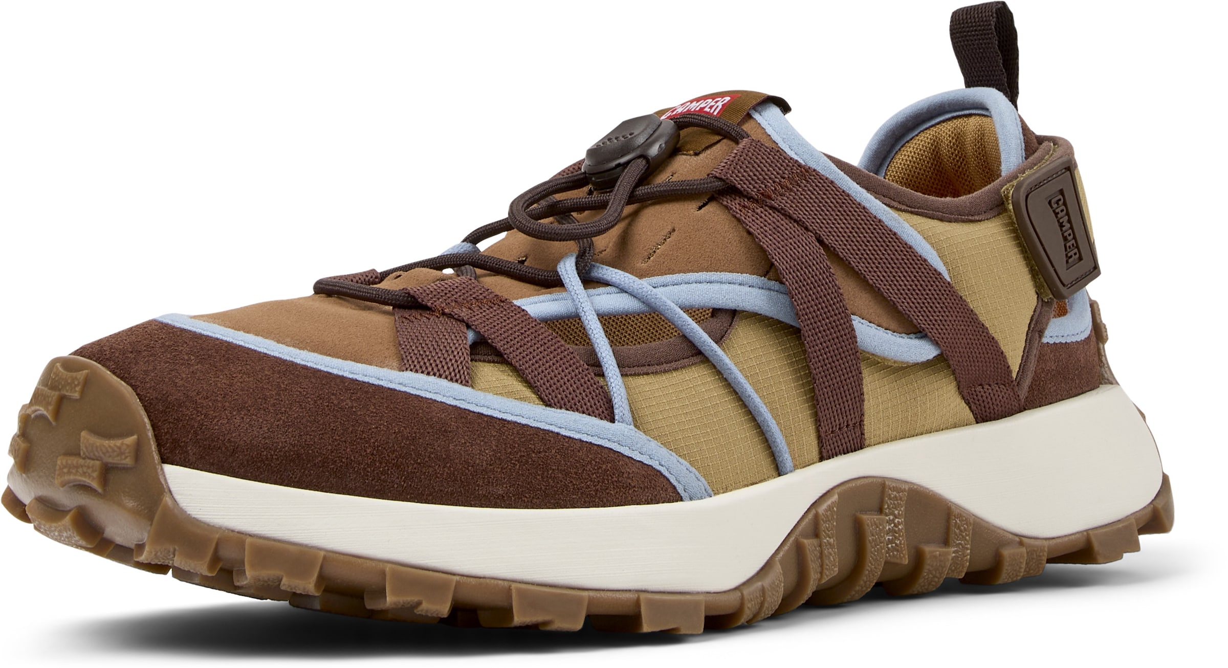 CAMPER Platform trainers ' Drift Trail ' in Brown: front