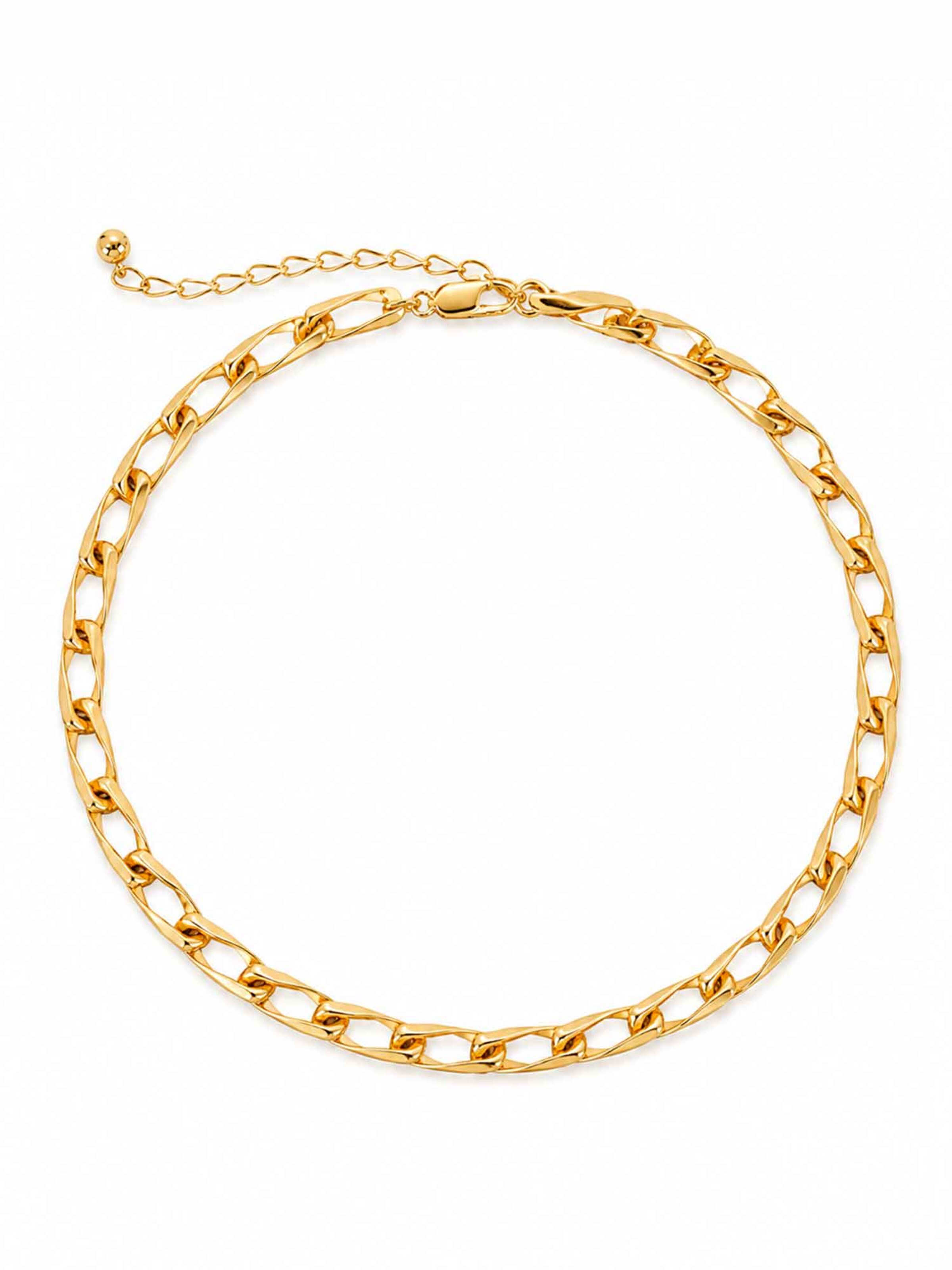 RteRme Necklace 'Loop Non Stop Necklace' in Gold: front