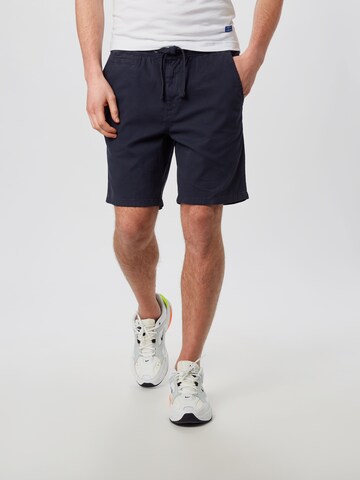 Superdry Regular Shorts 'Sunscorched' in Blau: Vorderseite