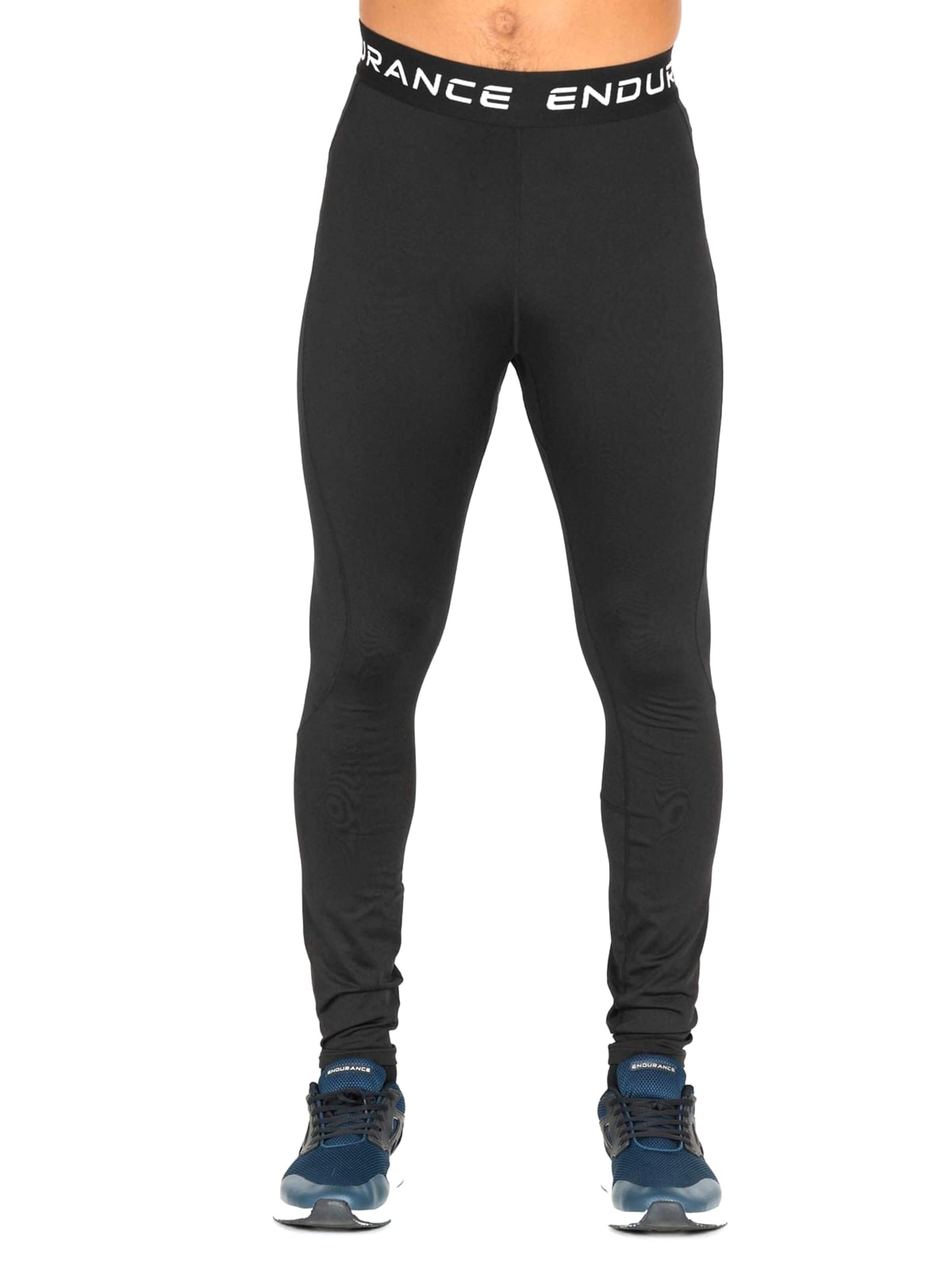ENDURANCE Skinny Leggings 'Power V2 M Winter Tights' in Black: front