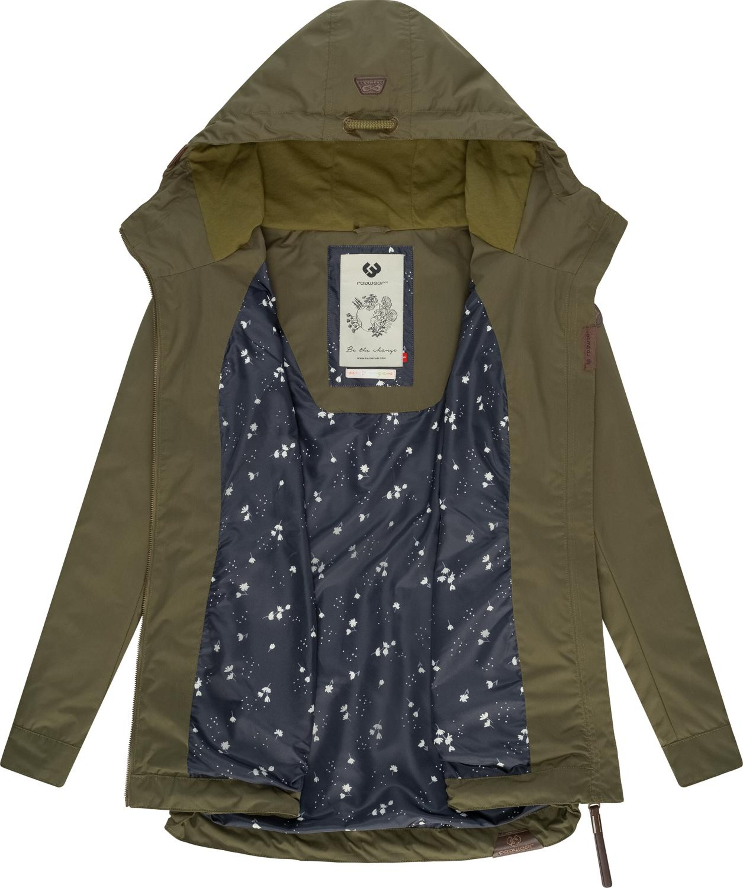 Ragwear Overgangsjakke 'Zuzka' i grøn