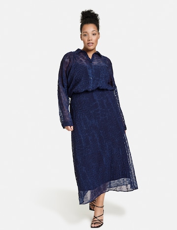 SAMOON Rok in Blauw