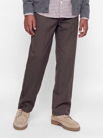 Regular Pantalon 'JPSTBill' Jack & Jones Junior en marron : devant