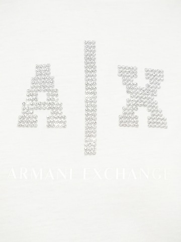 ARMANI EXCHANGE T-shirt i vit