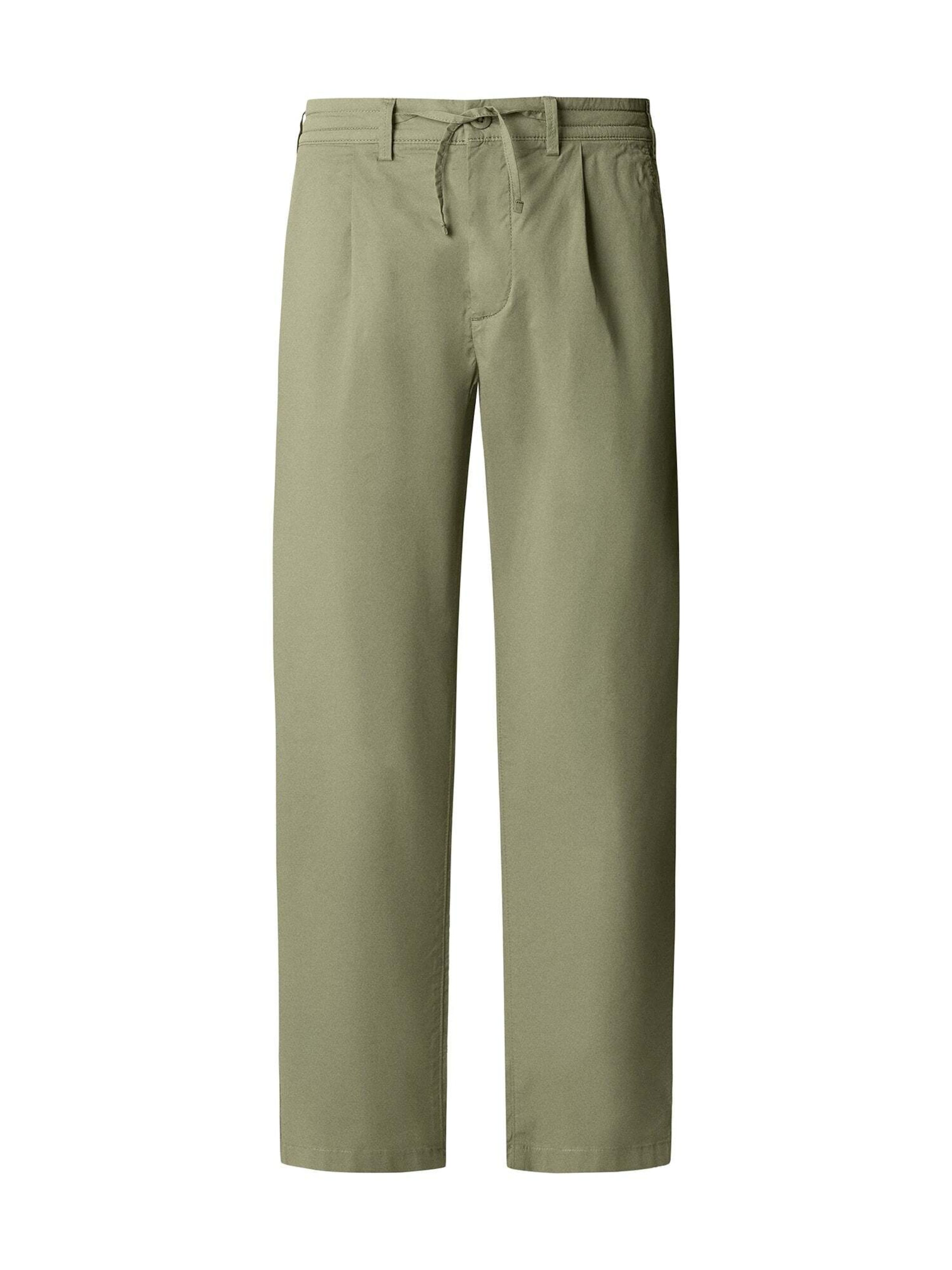 Pepe Jeans Loosefit Hose in Grün: Vorderseite