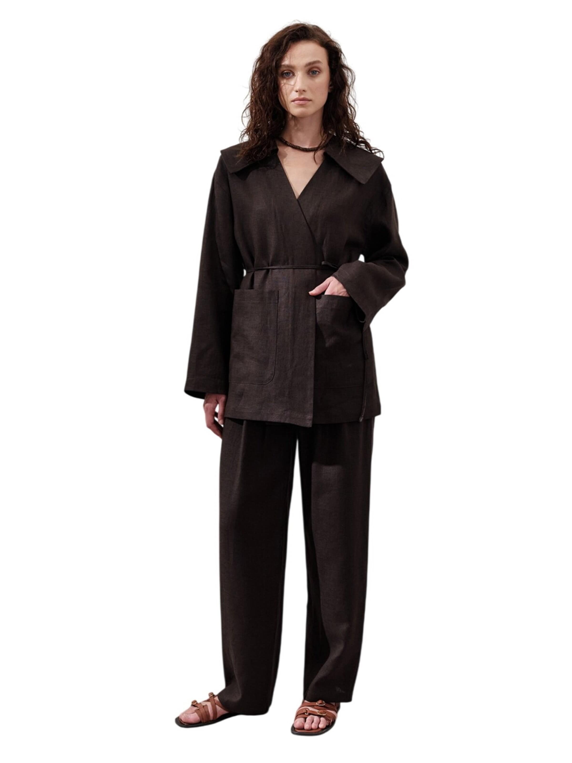 MANUKA Übergangsjacke‌‌‌‌‌‌‌‌‌ in M-L in braun, Produktansicht