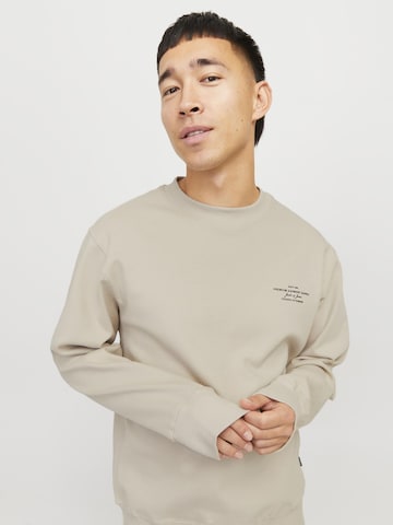 JACK & JONES Sweatshirt 'JPRCCChad' in Beige
