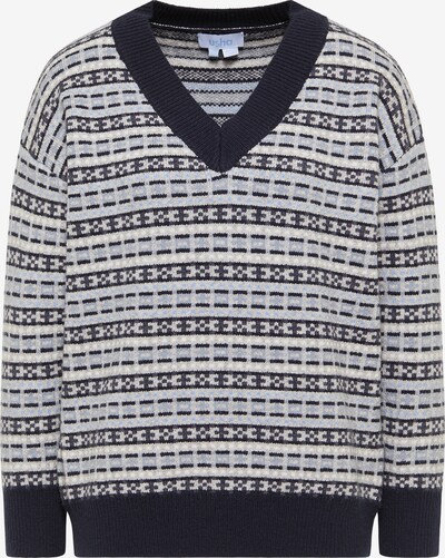 usha BLUE LABEL Sweater in Navy / Light blue / White, Item view