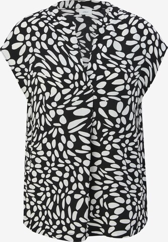 Camicia da donna di s.Oliver BLACK LABEL in nero: frontale