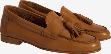 Desa Mocassins 'Slip-Ons' in Bruin: voorkant