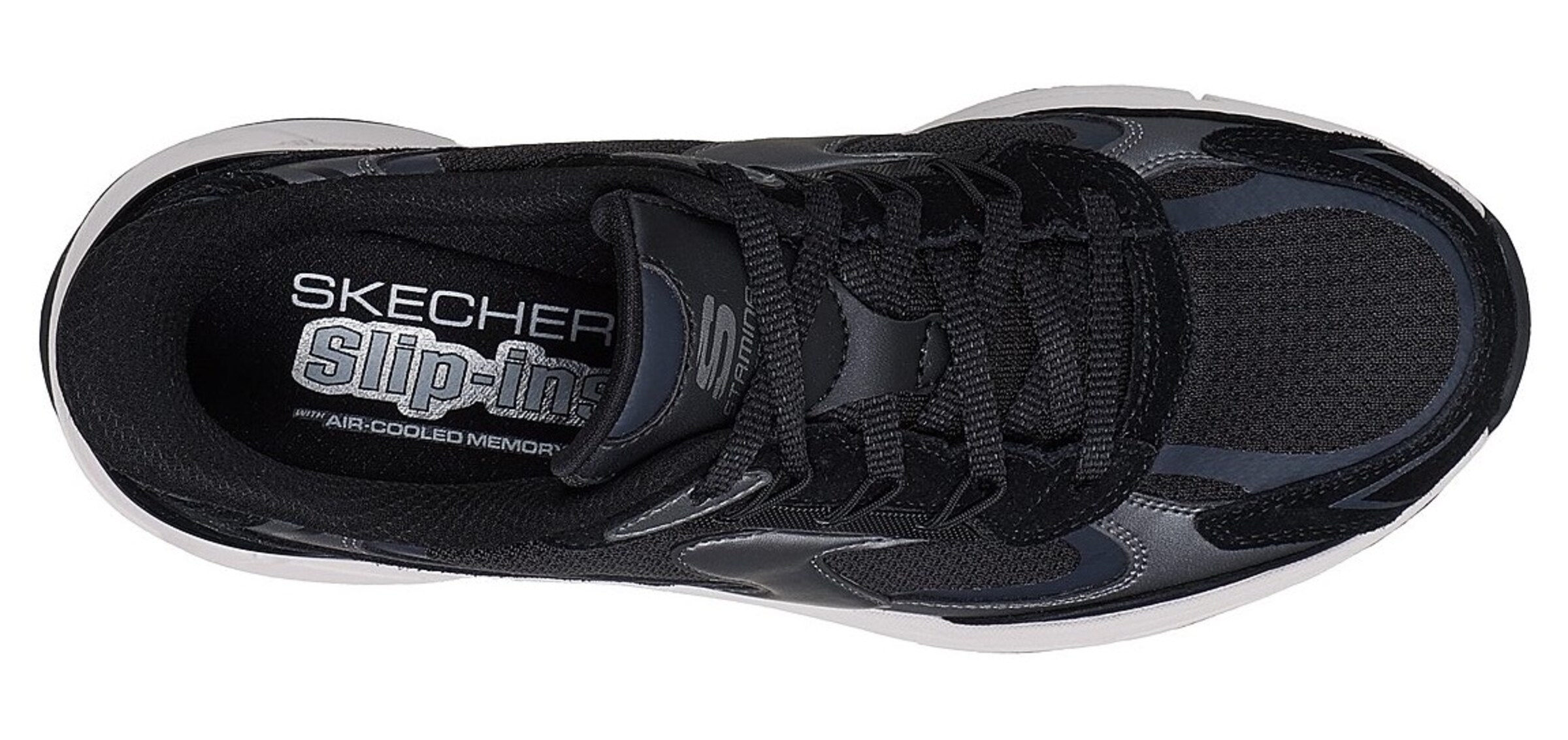 SKECHERS Platform trainers in Black