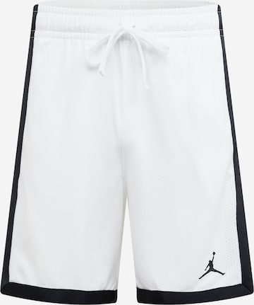 Jordan Štandardný strih Športové nohavice - biela: predná strana