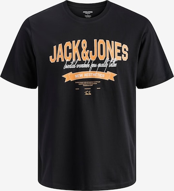 Jack & Jones Plus Футболка в Черный: спереди