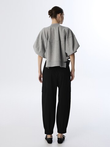 Twist Sweatvest in Grijs