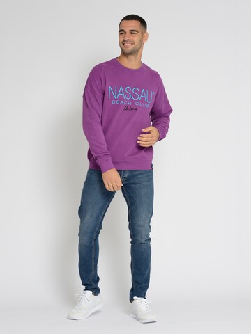 NASSAU Beach Club Sweatshirt in Lila