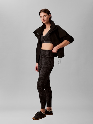 Coupe slim Leggings Calvin Klein Sport en noir