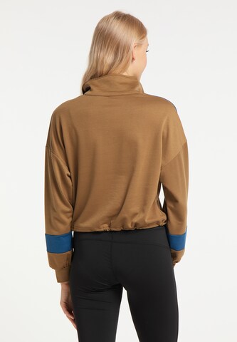 myMo ATHLSR Athletic Sweatshirt in Brown