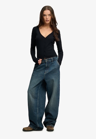 Cardigan 'Athletic Essential' Superdry & Co en bleu