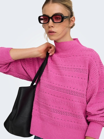 ONLY Pullover 'ONLGLOBE' i pink