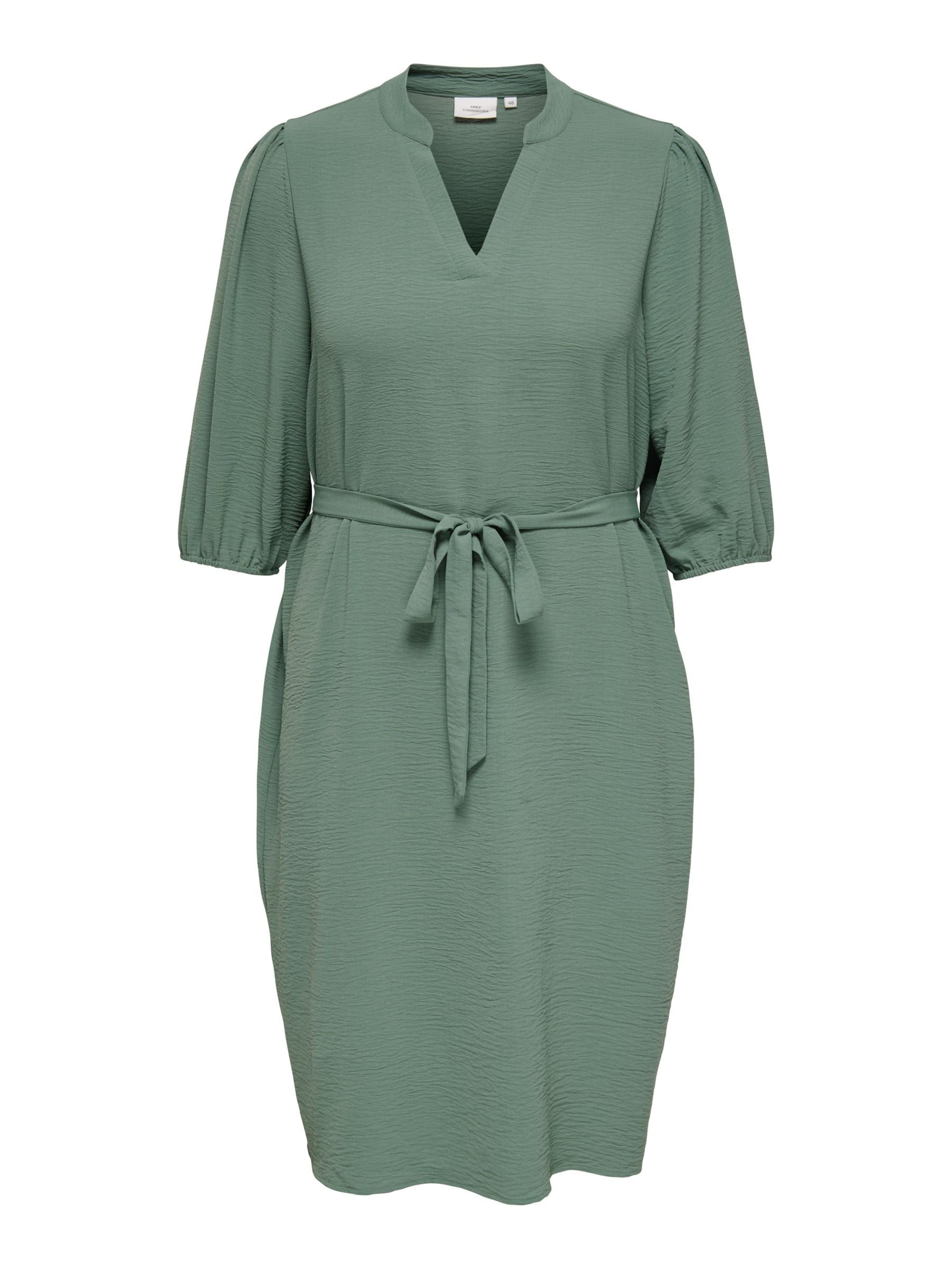 Robe-chemise 'CARPlana' ONLY Carmakoma en vert : devant