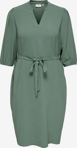Robe-chemise 'CARPlana' ONLY Carmakoma en vert : devant