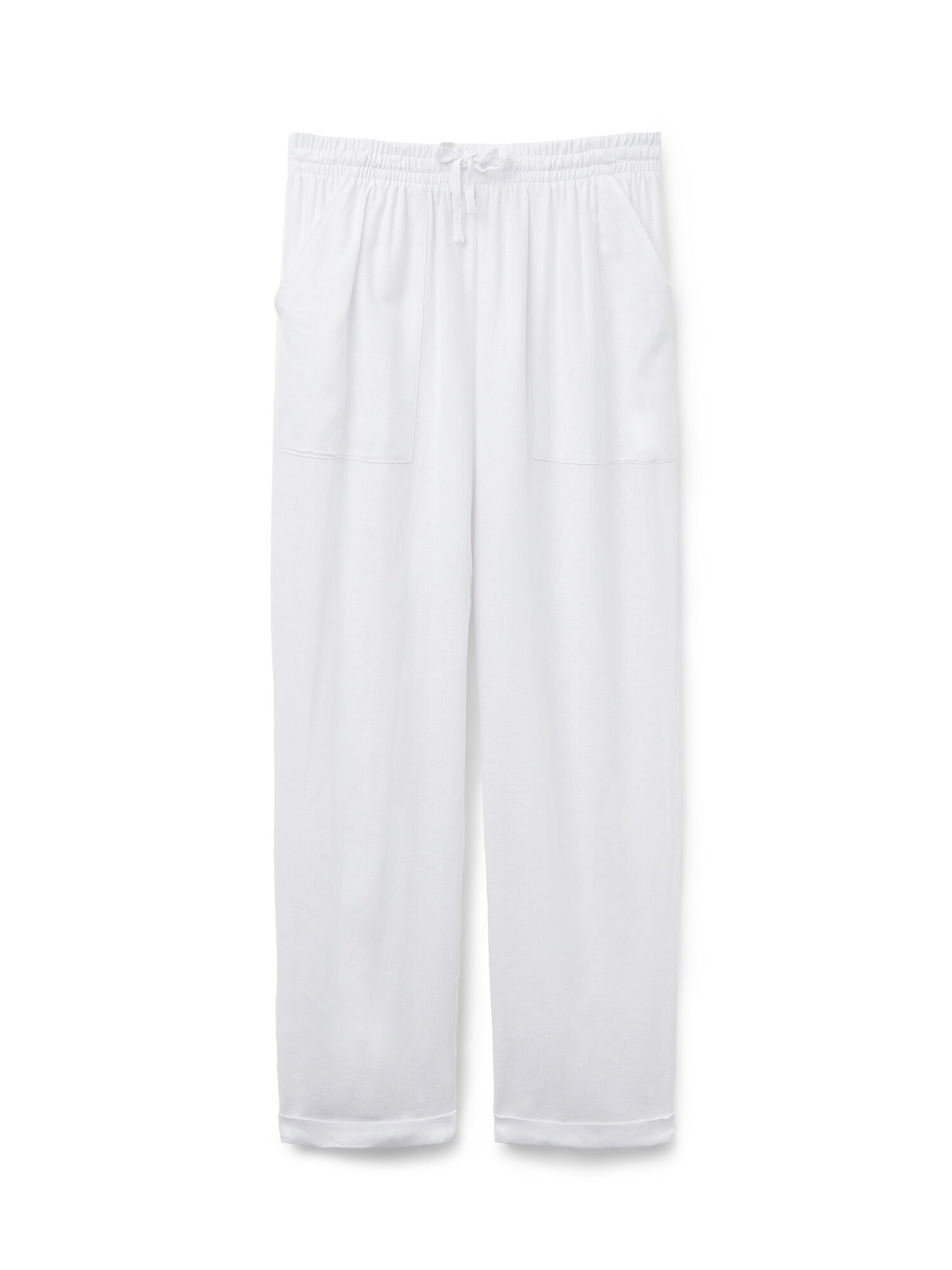 CALZEDONIA Pants in White: front