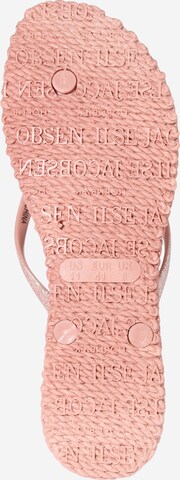 ILSE JACOBSEN T-Bar Sandals 'Cheerful 01' in Pink