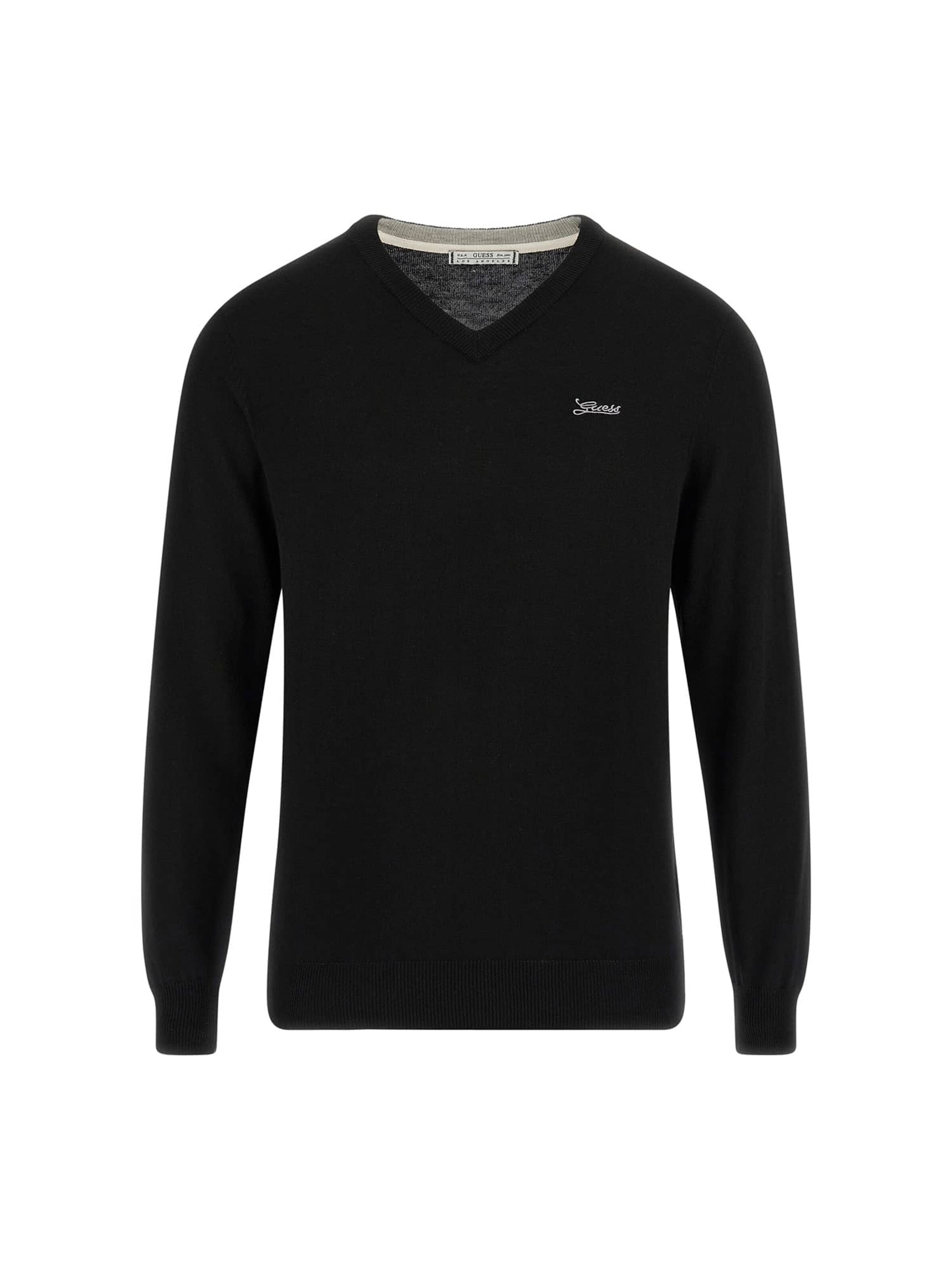 GUESS Pullover 'Daren' in Schwarz: Vorderseite