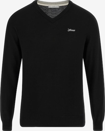 GUESS - Pullover 'Daren' em preto: frente