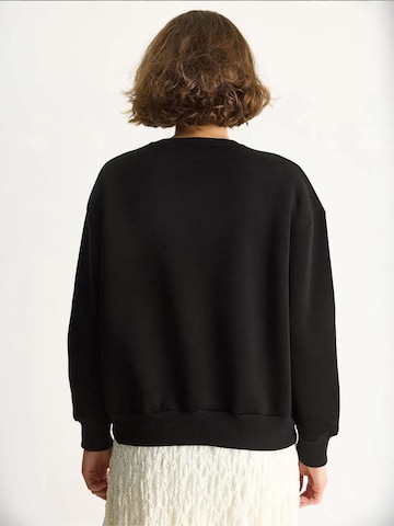 Sweat-shirt Bianco Lucci en noir