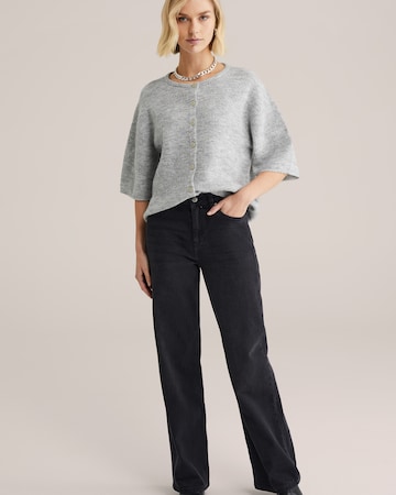 WE Fashion Knit cardigan in Grey