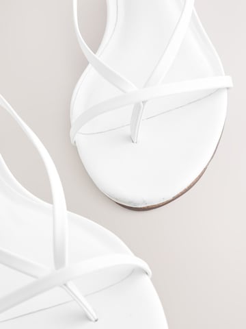 Next T-bar sandals 'Forever Comfort' in White