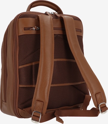 Jump Backpack 'Uppsala Cuir' in Brown