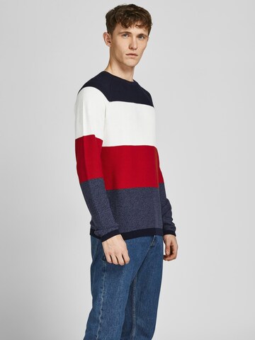 JACK & JONES Sweater 'Gustav' in Red: front