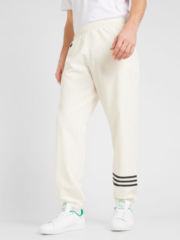 ADIDAS ORIGINALS Tapered Pants 'NEUCLASSIC' in White: front