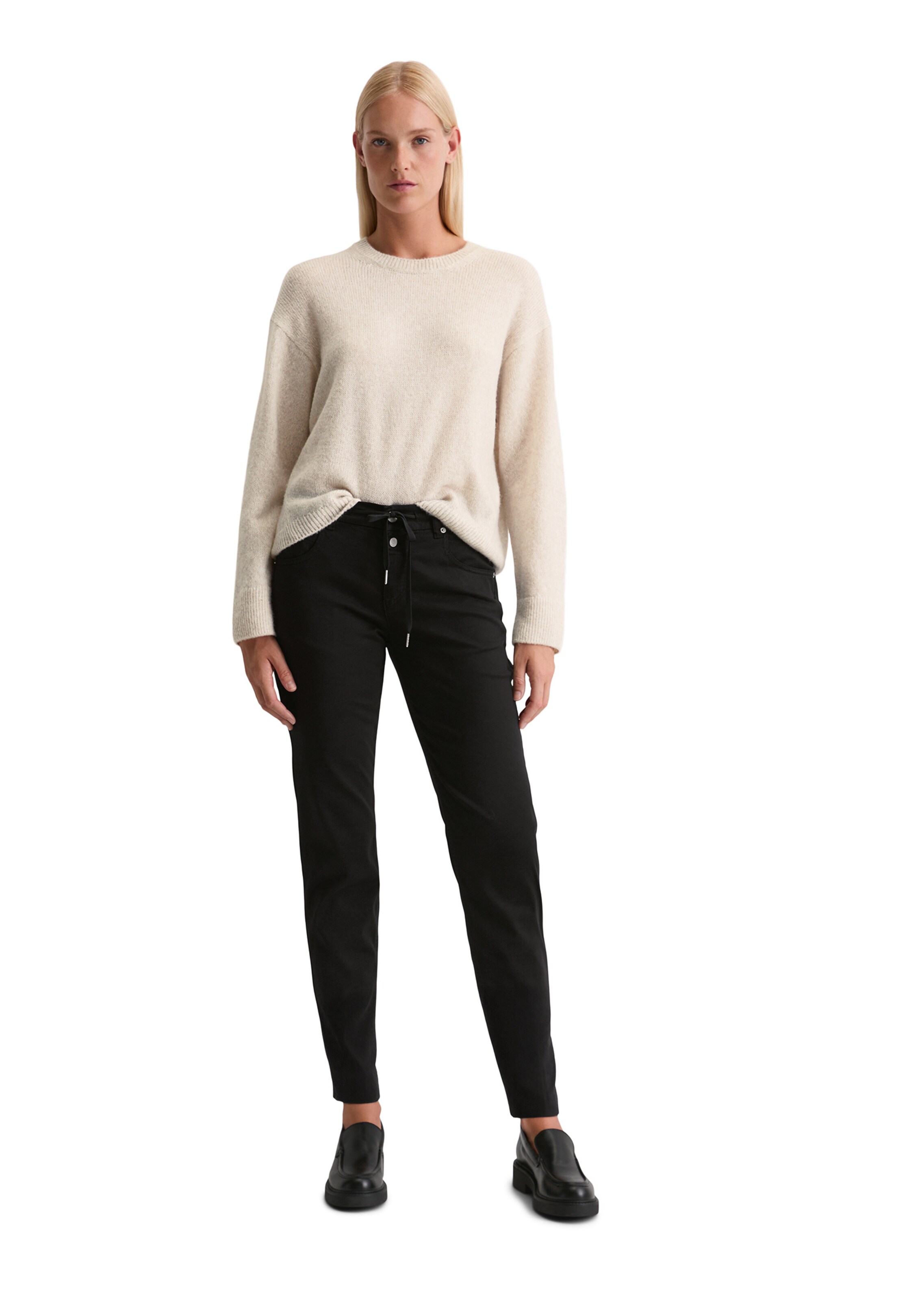 Marc O'Polo Loosefit Hose in Schwarz