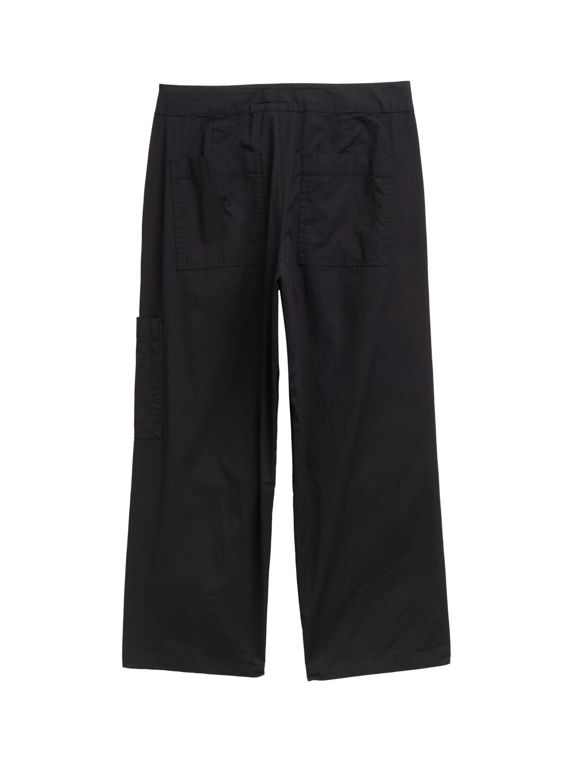 TOM TAILOR Loosefit Hose in Schwarz