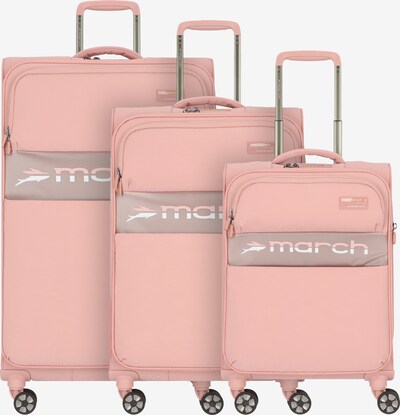 March15 Trading Kofferset 'Mosaic' in beige / pastellpink / weiß, Produktansicht