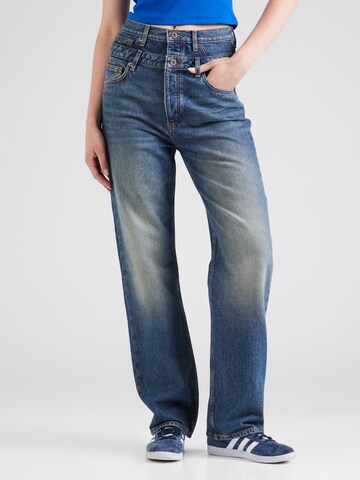 HUGO Loosefit Jeans 'Gisata_B' in Blauw: voorkant