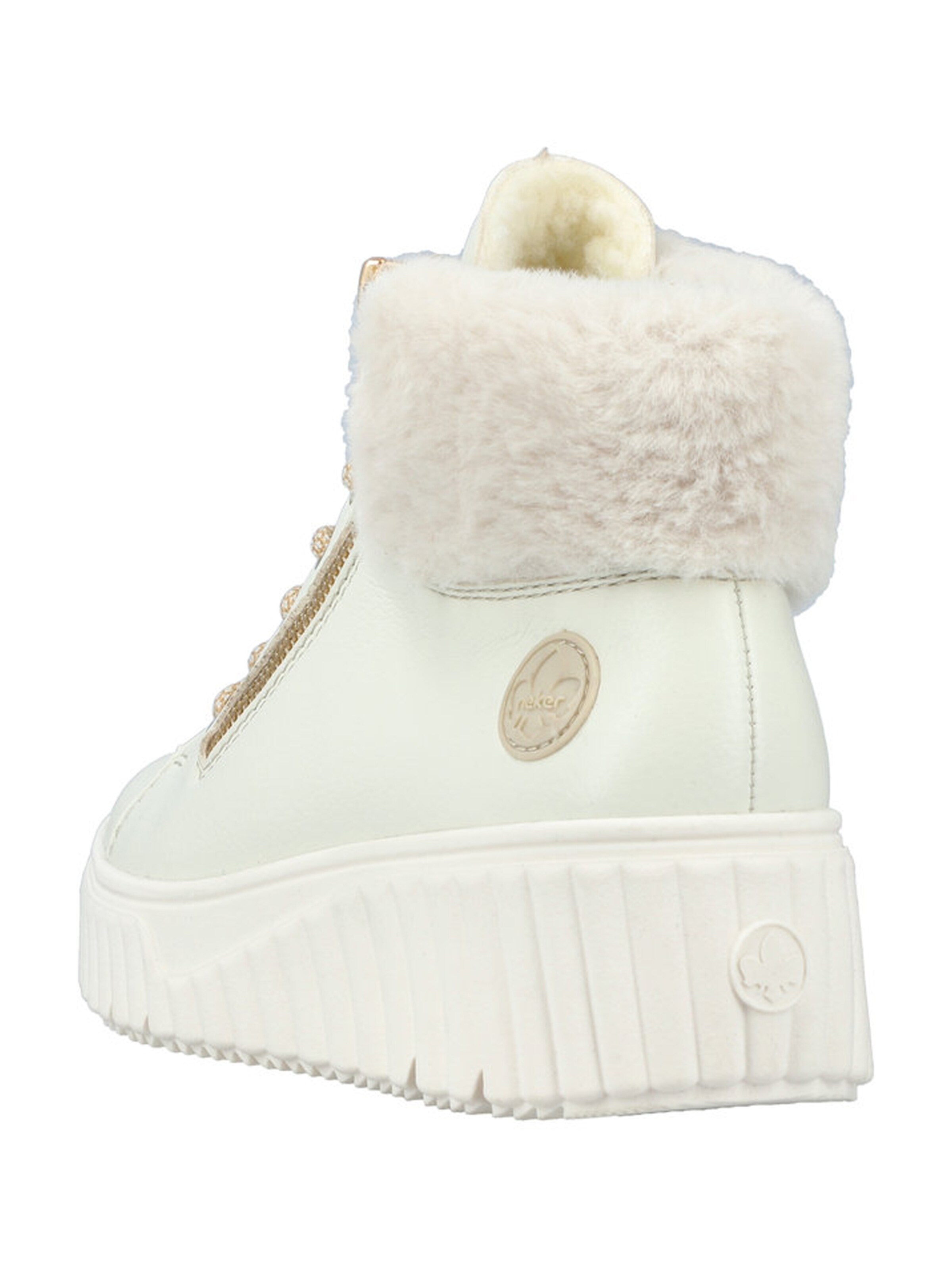Rieker Schnürstiefelette in Weiß