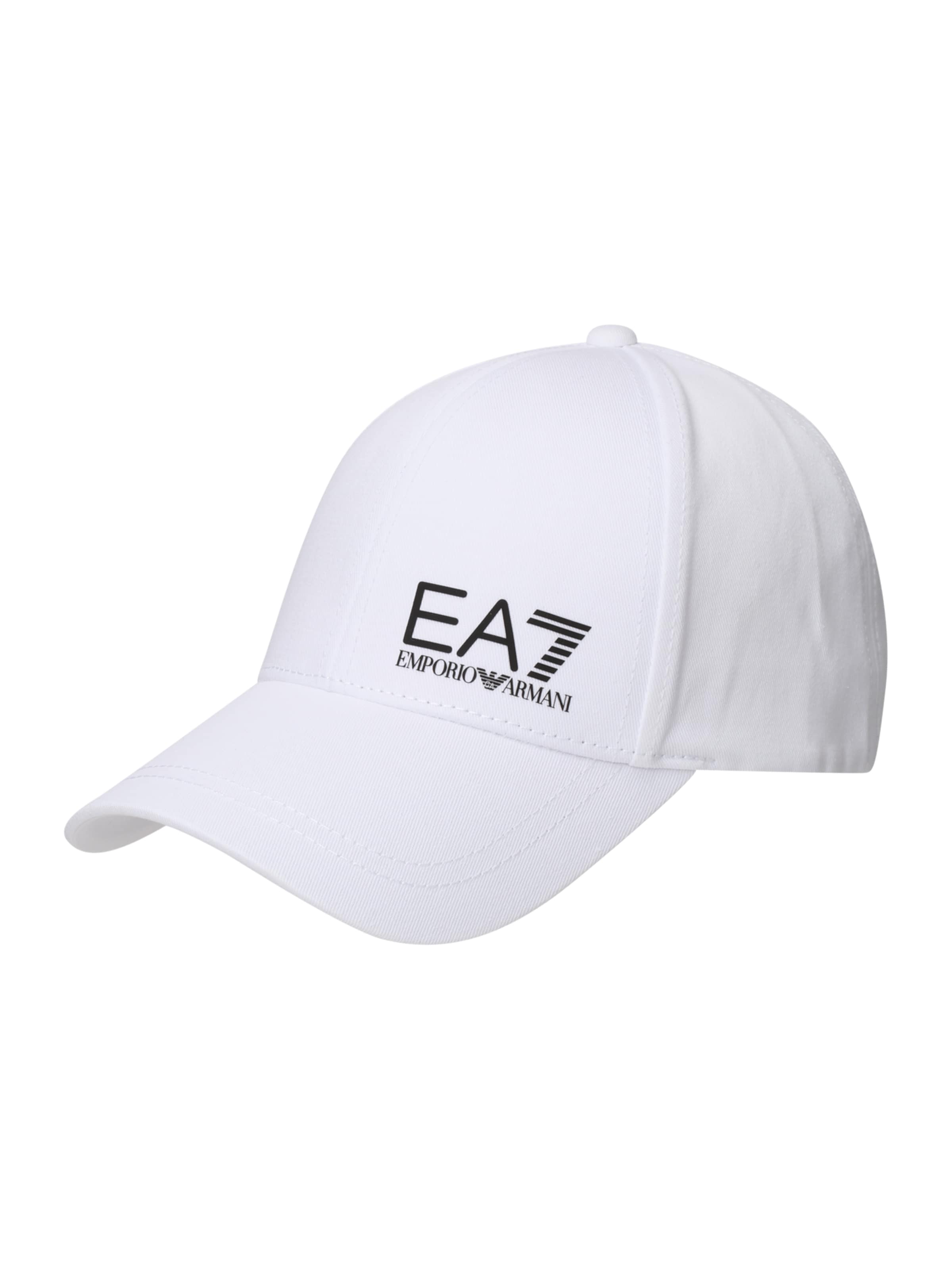 EA7 Emporio Armani Cap in White: front