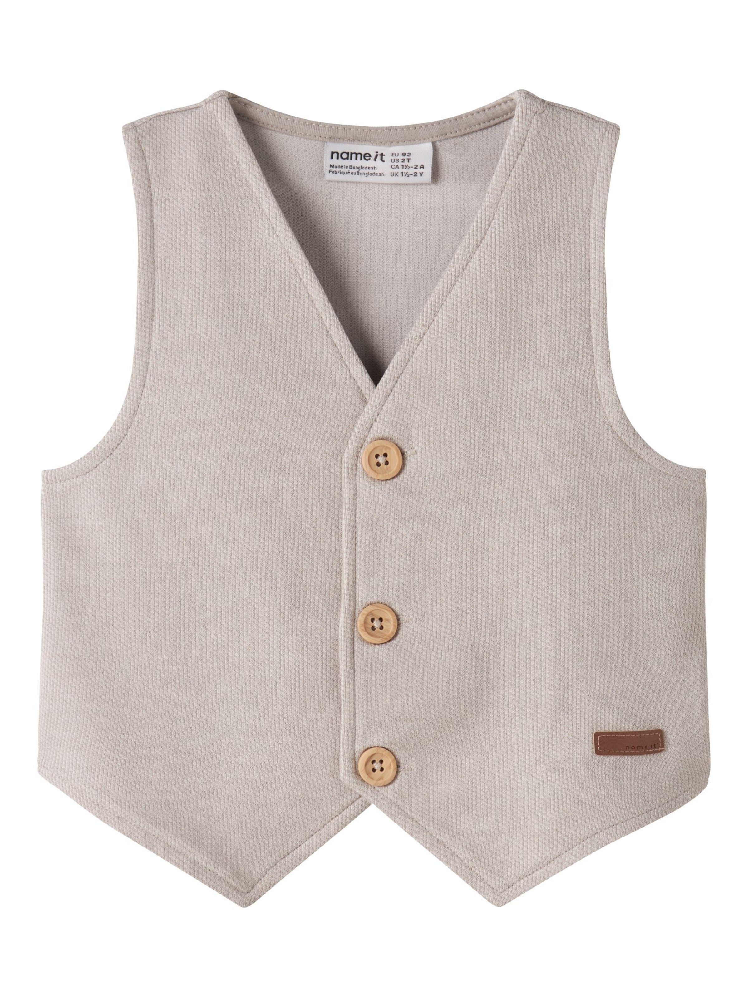 Gilet NAME IT en gris : devant