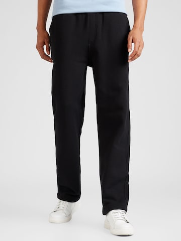 TOPMAN Regular Broek in Zwart: voorkant