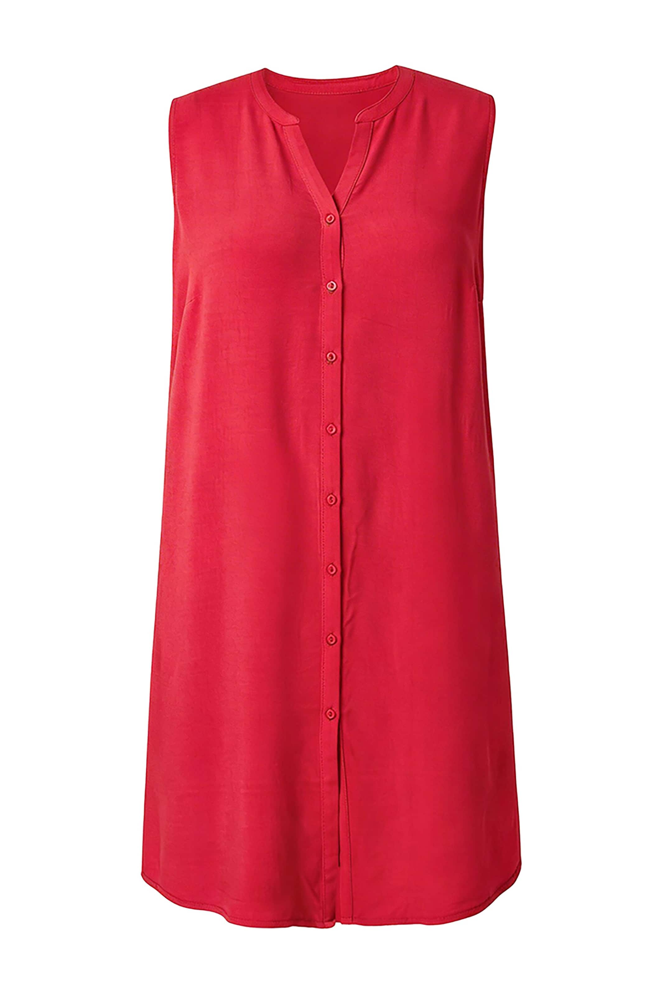 MIAMODA Tunic in Red: front