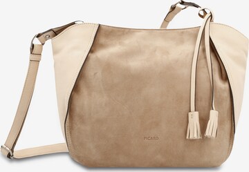 Picard Schultertasche 'Lisa' in Beige: predná strana